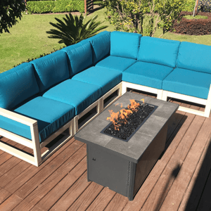 teal outdoor sectional