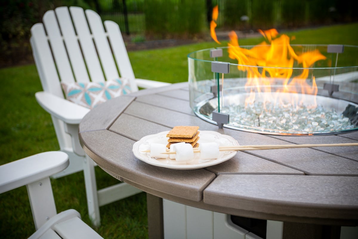 Elementz Fire and Ice Propane Table for Winter